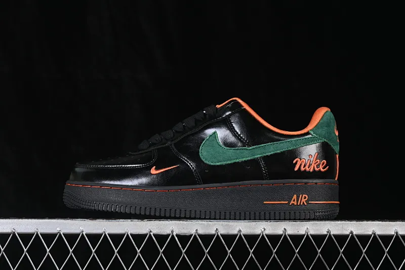 All Categories Nk Air Force 1 Air Force Series Nk Air Force 1 Low Air Force Low Nike Air Force 1'07 Low Black Green Orange Shadow Air Force One Low Casual Shoes FV3694-106